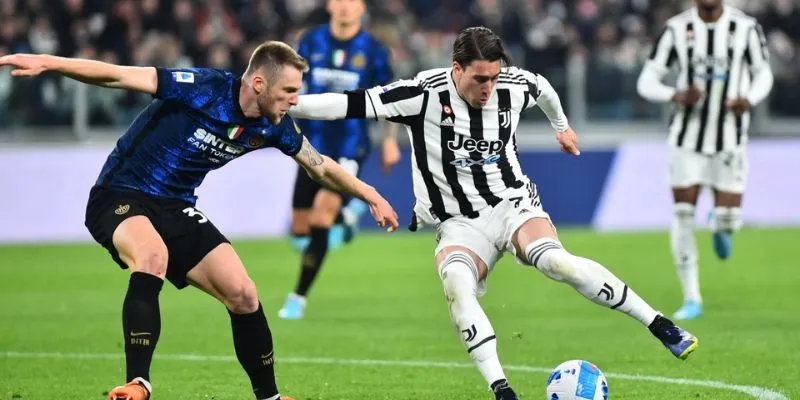 Số lần đối đầu giữa Juventus và Inter tại các giải đấu