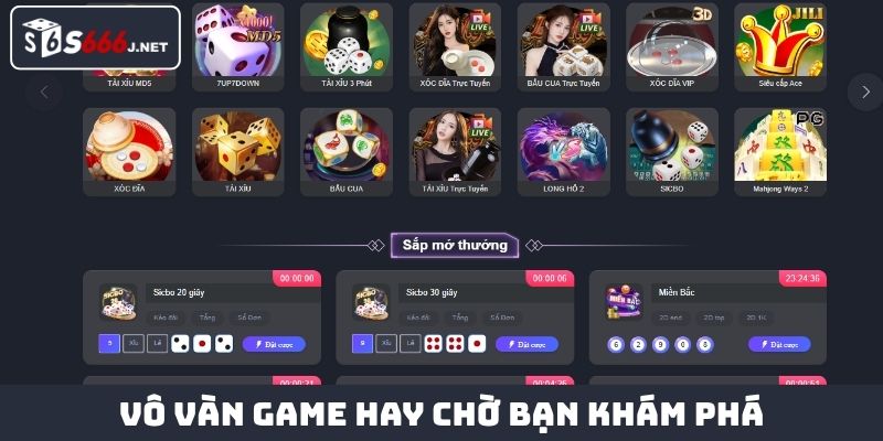 Vô vàn game hay chờ bạn khám phá